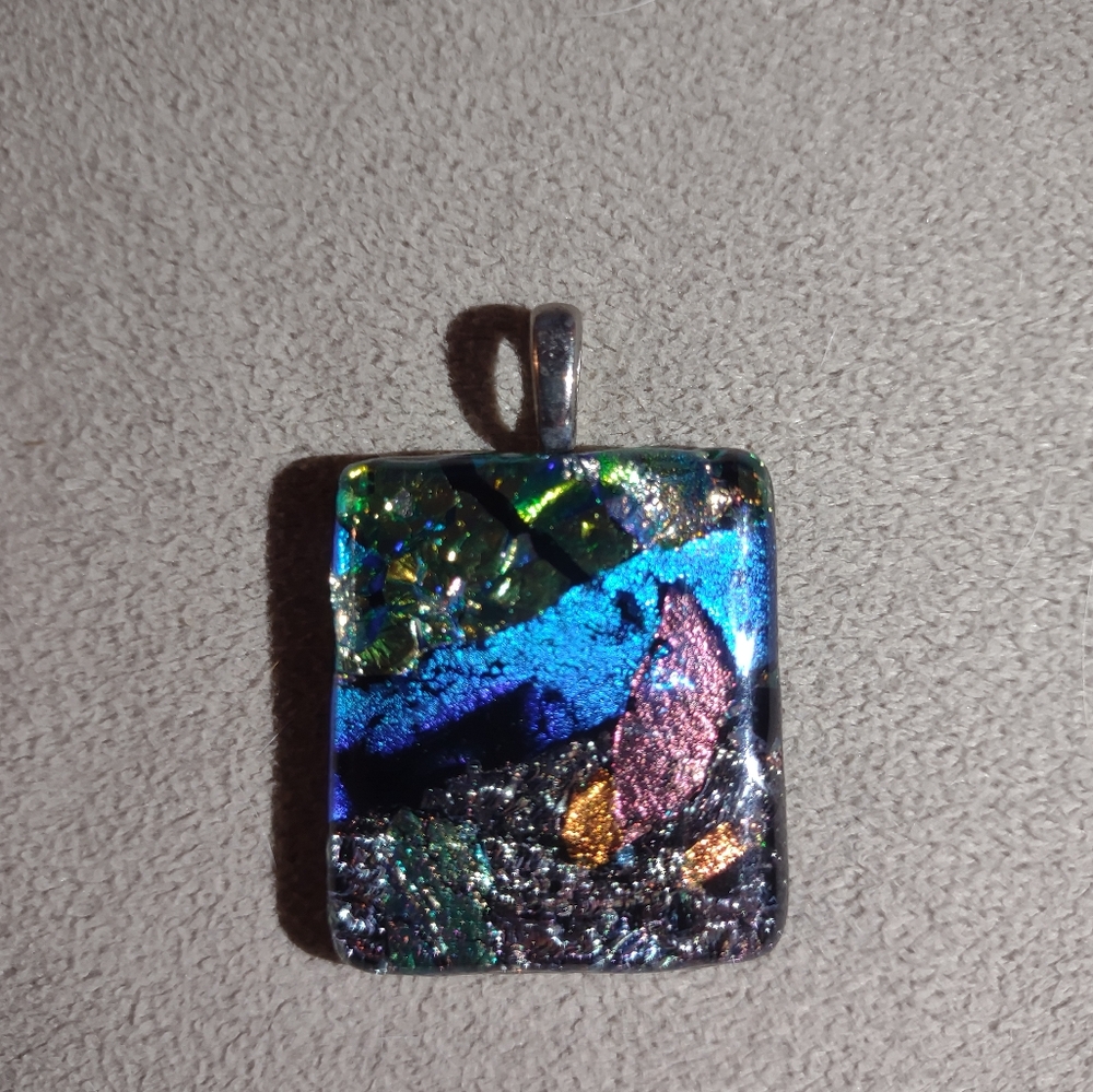 Dichroic Glass Pendant